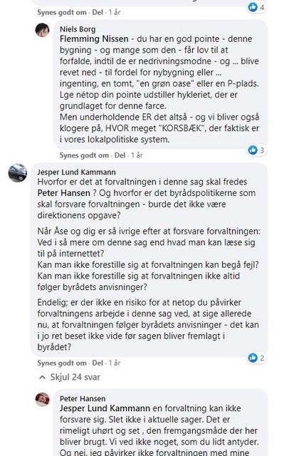 Bildmaterial zum Quellenbeitrag: Peter Erik Hansens (V) Kampagne gegen Skansegården – 1