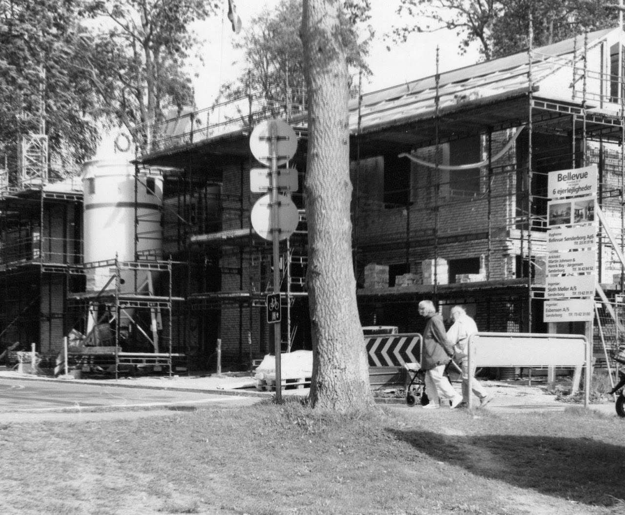 Image material for the source post: Old buildings divide the city council – Peter Hansen and Aage Fo