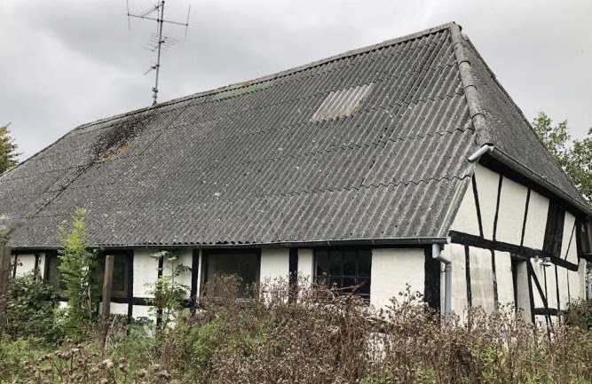 Billedmateriale fra indlægget: Længehus fra 1756 – nedrivningstilladelse til bevaringsværdig bygning
